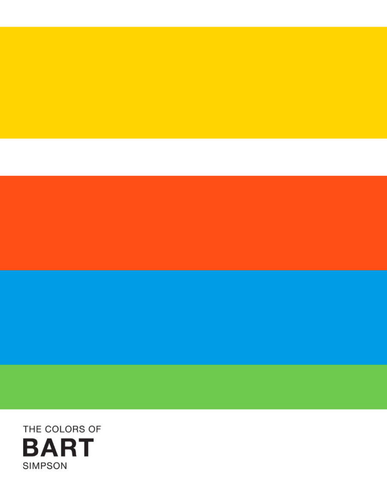 The Simpsons en paleta de colores Pantone - JDJ S.A